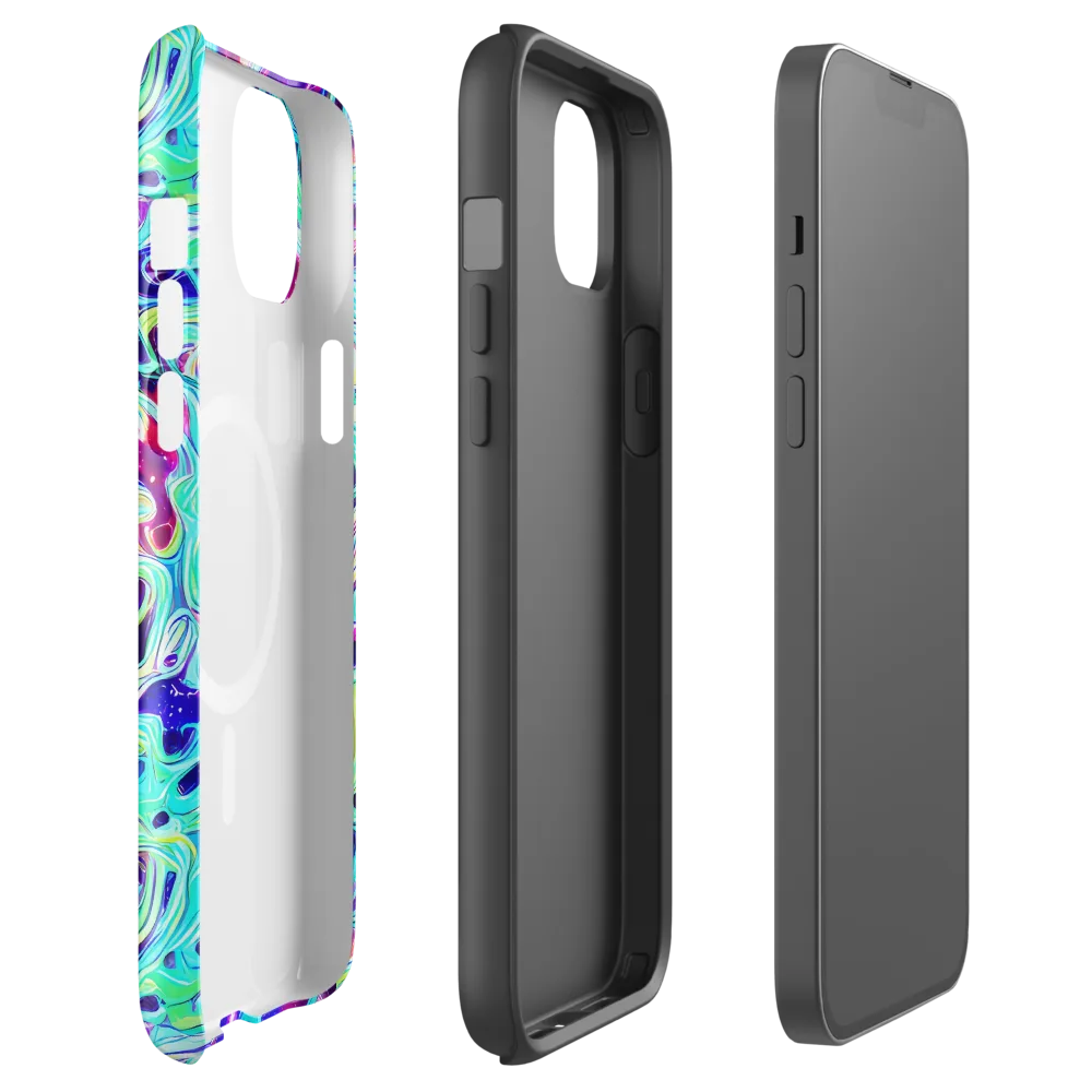 Quantum Ripple on MagSafe Tough Case for iPhone® — Front