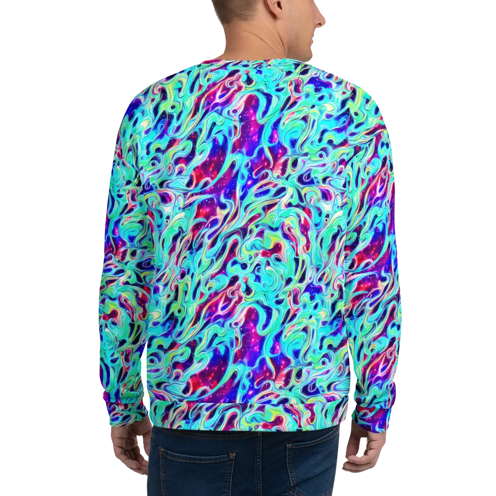 Quantum Ripple on Sweatshirt — Back