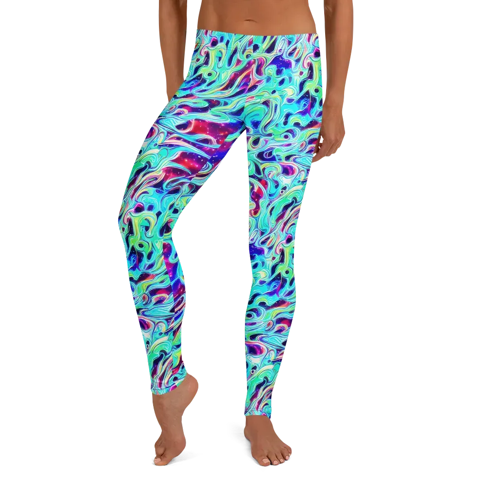 Quantum Ripple on Leggings — Front