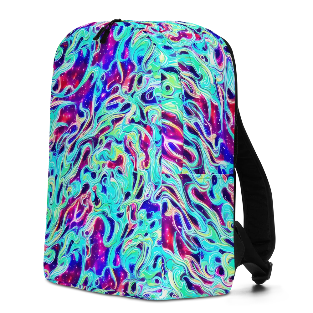 Quantum Ripple on Minimalist Backpack — Left