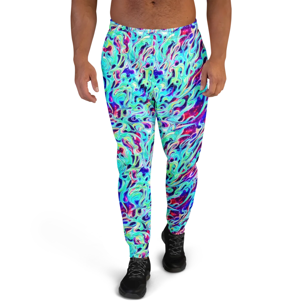 Quantum Ripple on Men's Joggers — Front