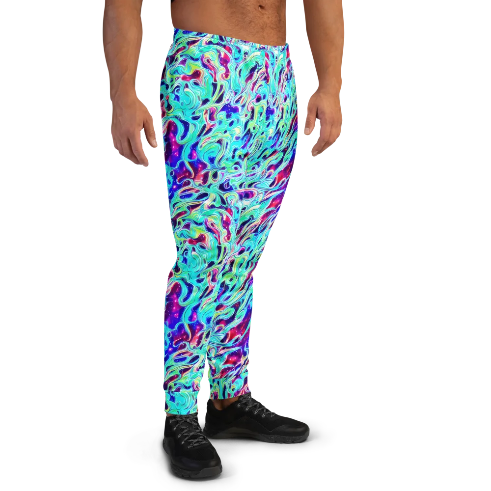 Quantum Ripple on Men's Joggers — Right