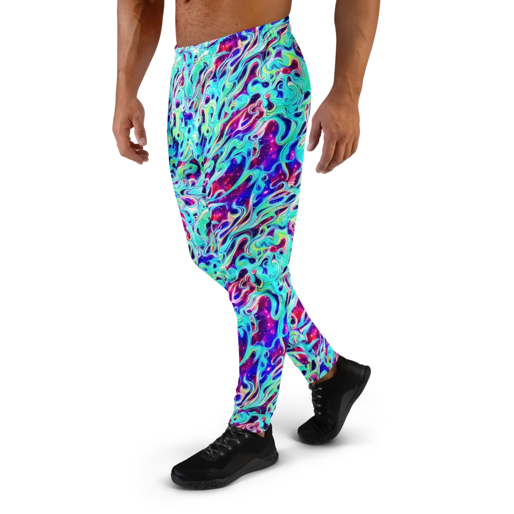 Quantum Ripple on Men's Joggers — Left