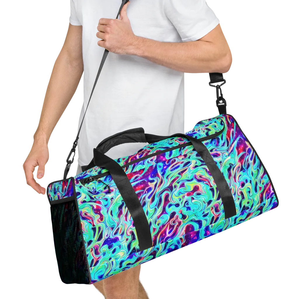 Quantum Ripple on Duffle Bag — Right Front