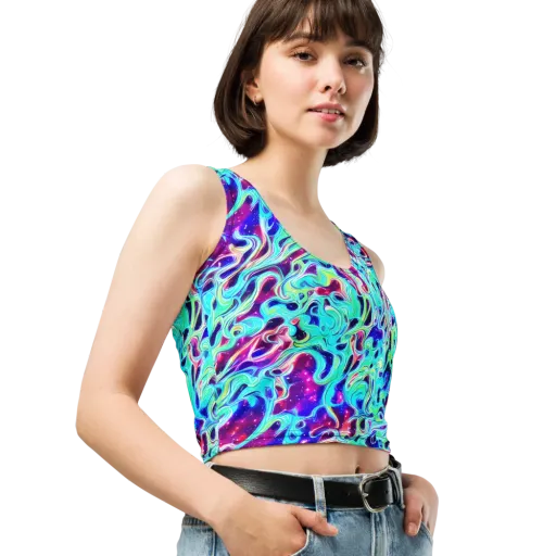 Quantum Ripple on a Crop Top