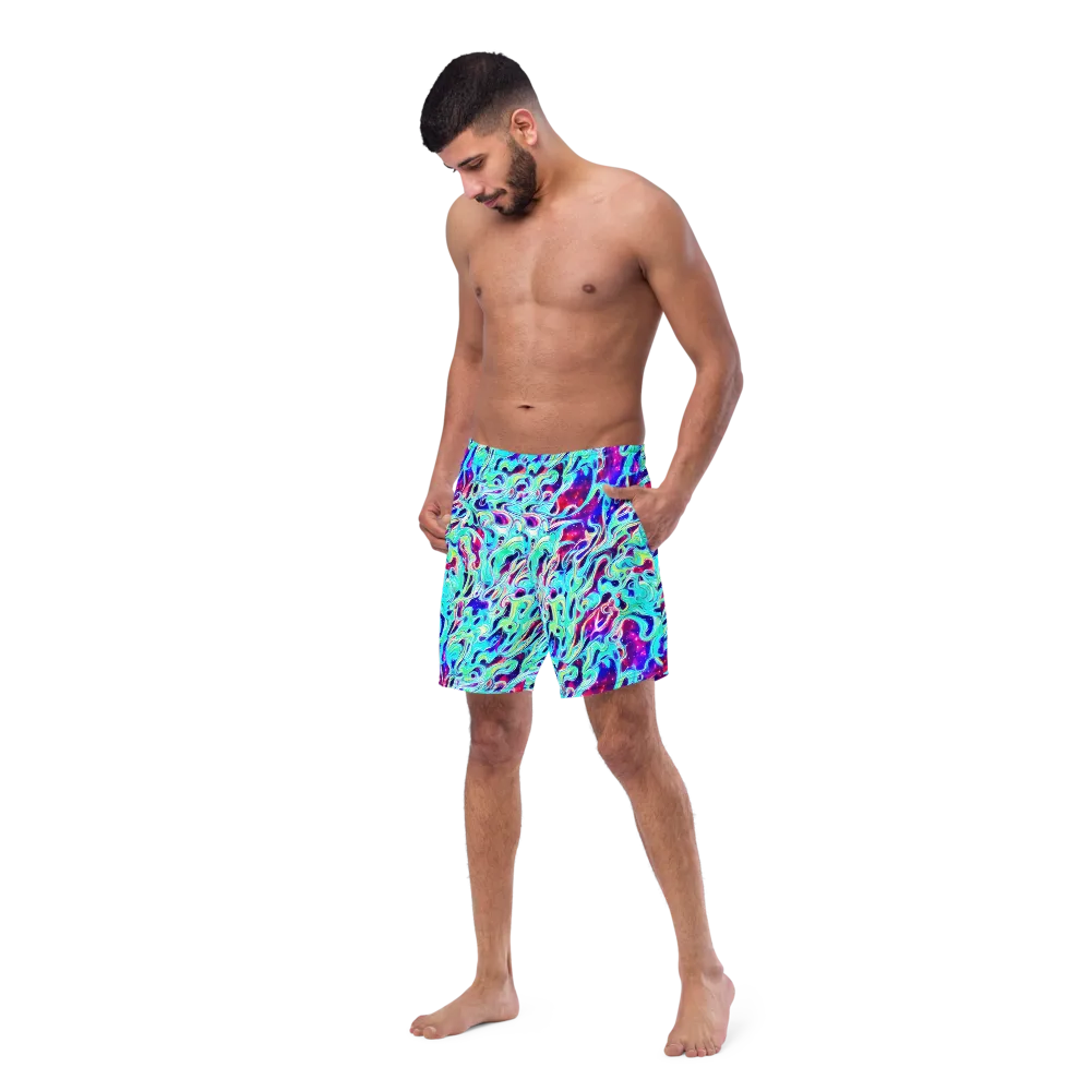 Quantum Ripple on Swim Trunks — Left Front