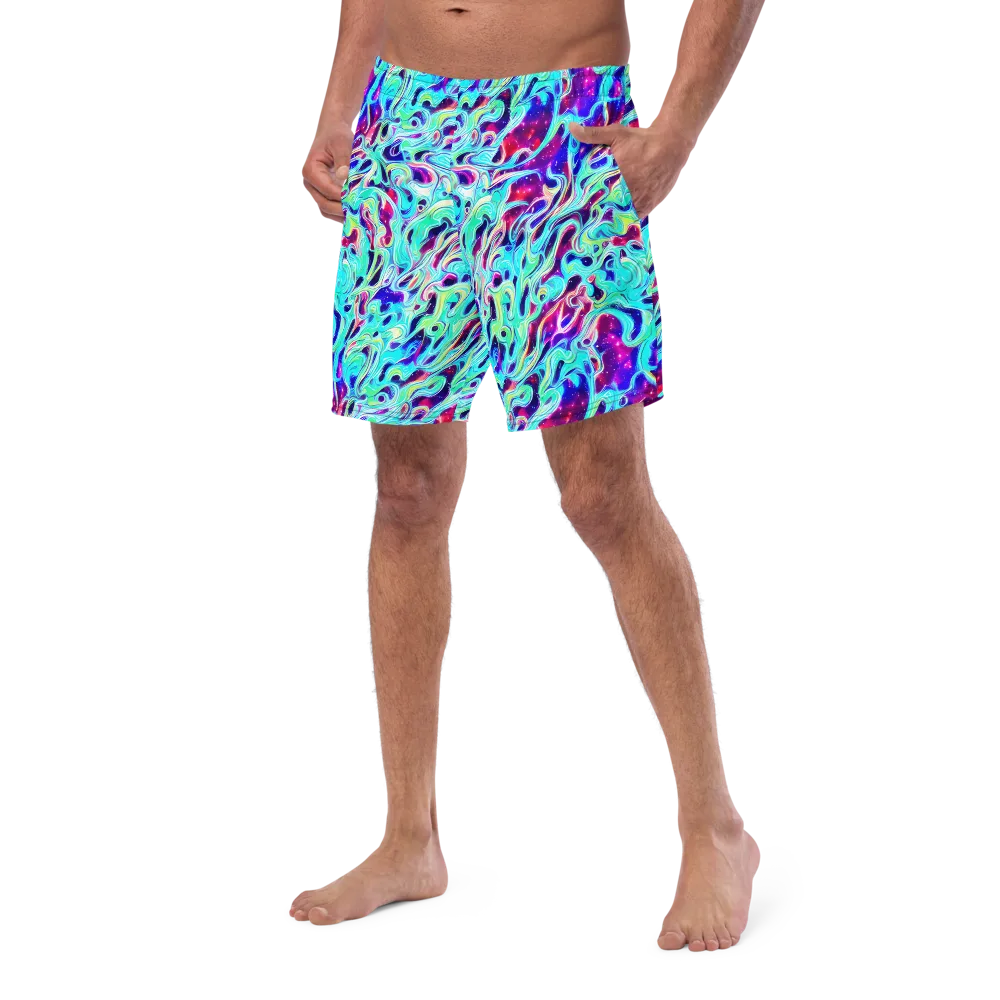Quantum Ripple on Swim Trunks — Left Front