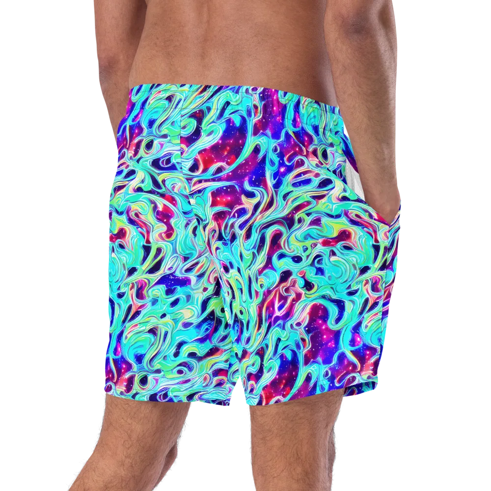 Quantum Ripple on Swim Trunks — Right Back