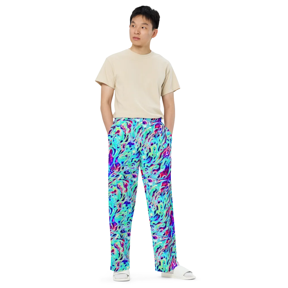 Quantum Ripple on Wide-Leg Pants — Front