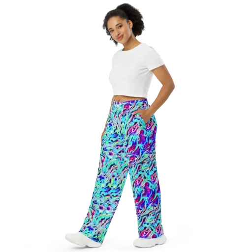 Quantum Ripple on a Wide-Leg Pants