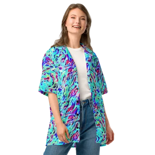 Quantum Ripple on a Button Shirt