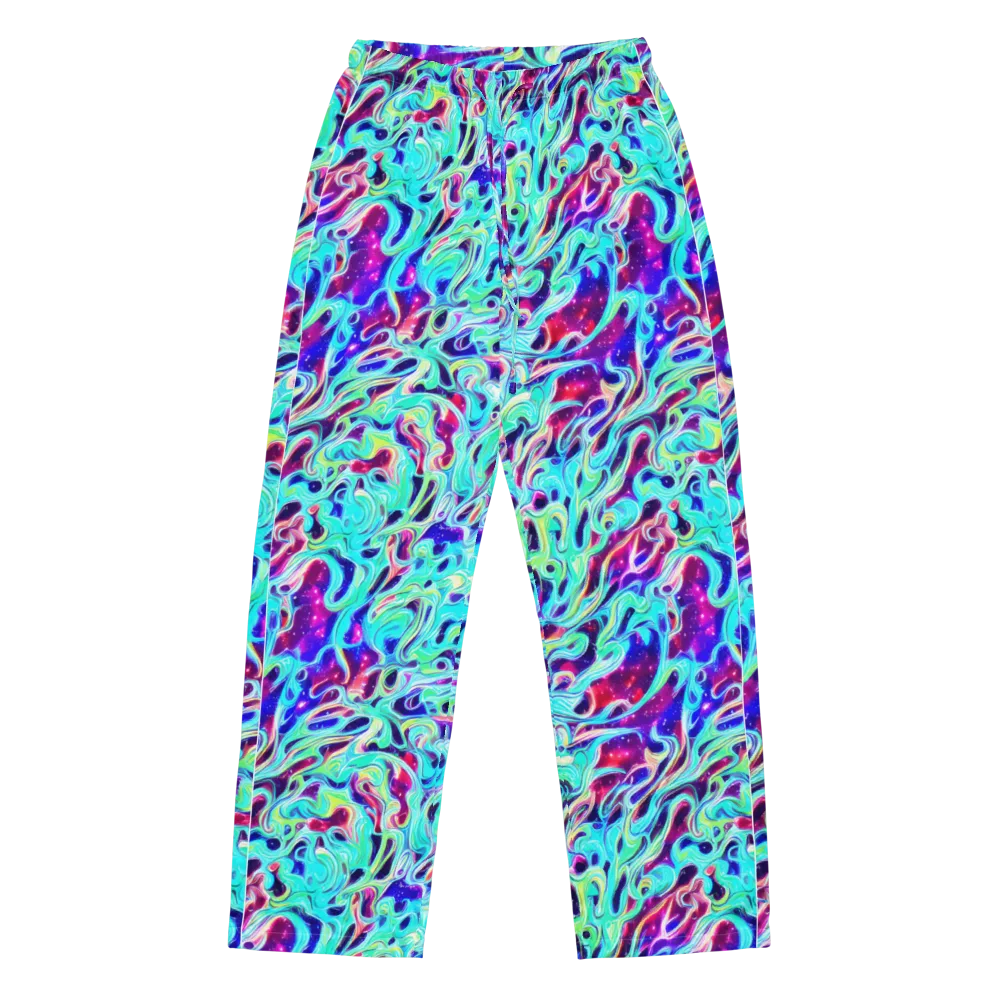 Quantum Ripple on Women's Pajama Pants — Front