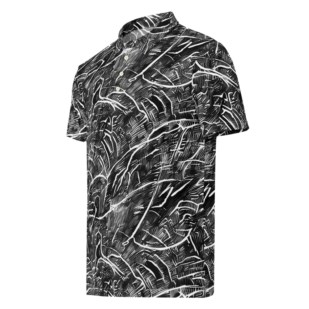 Inkwood Rapture on Men's Slim Fit Polo Shirt — Left Front