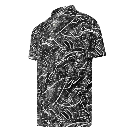 Inkwood Rapture on a Men's Slim Fit Polo Shirt