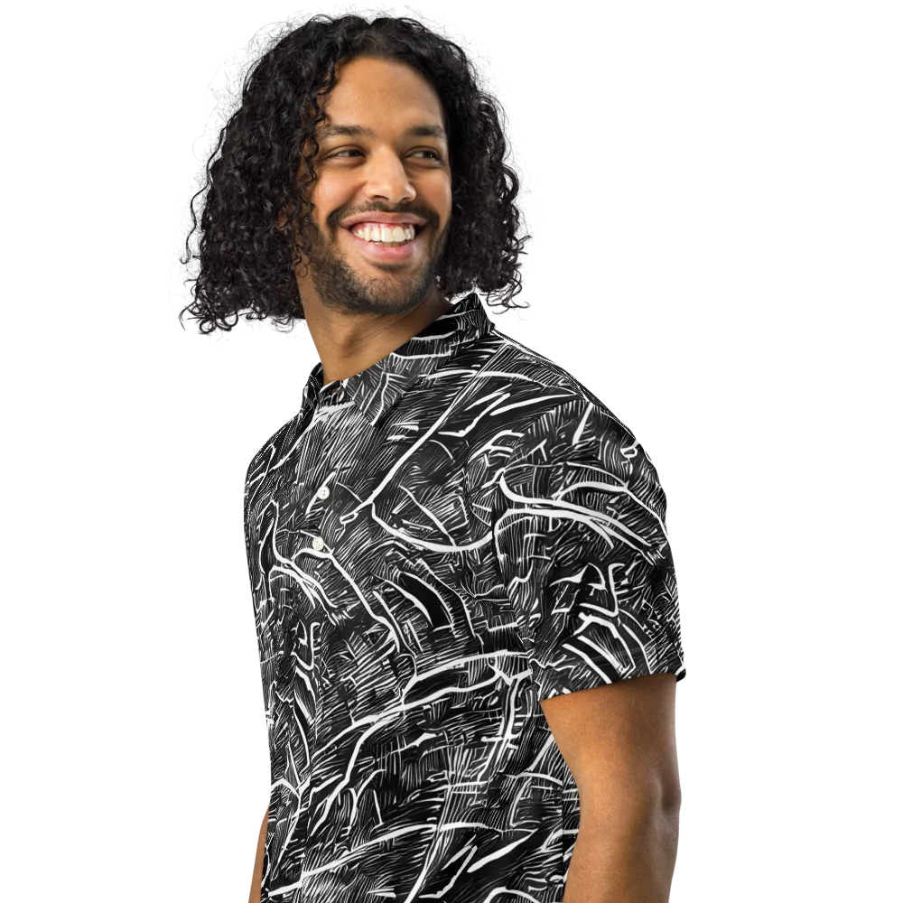 Inkwood Rapture on Men's Slim Fit Polo Shirt — Left Front
