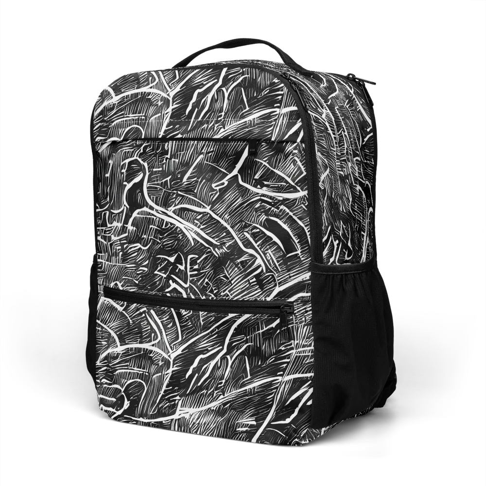 Inkwood Rapture on Utility Backpack — Left Front