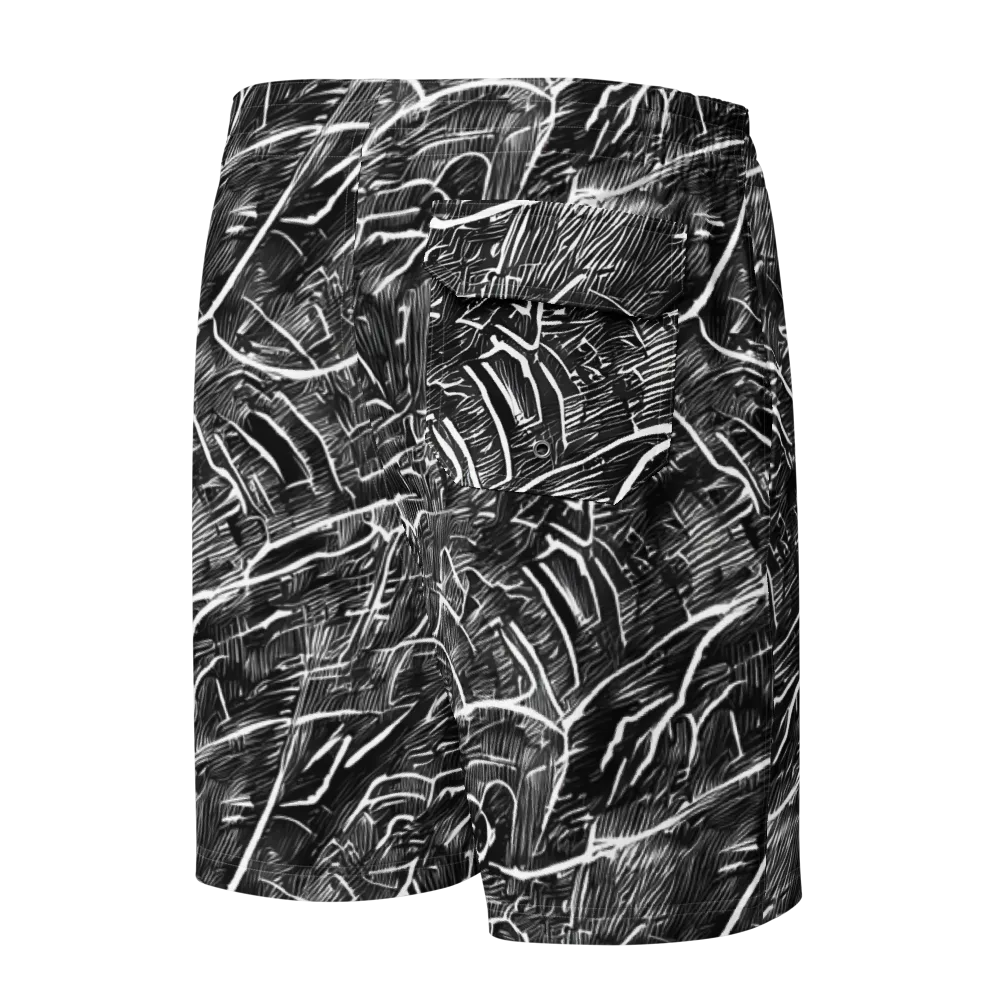 Inkwood Rapture on Men's Board Shorts — Back