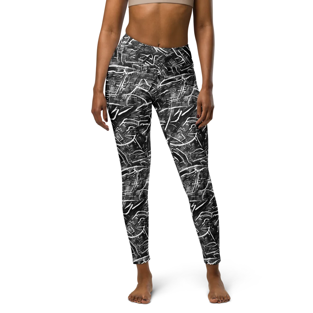 Inkwood Rapture on Yoga Leggings — Front