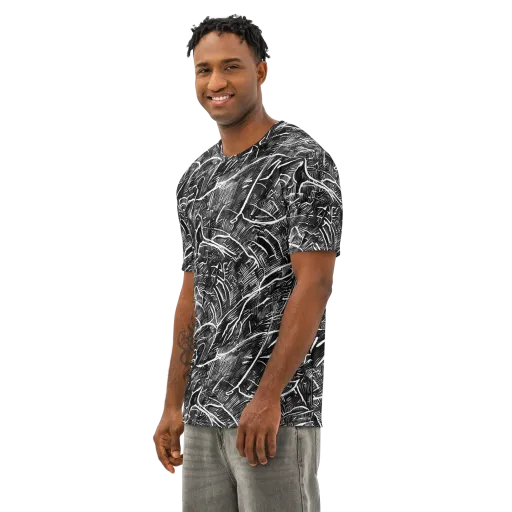 Inkwood Rapture on a Men's Cotton Crew Neck T-Shirt