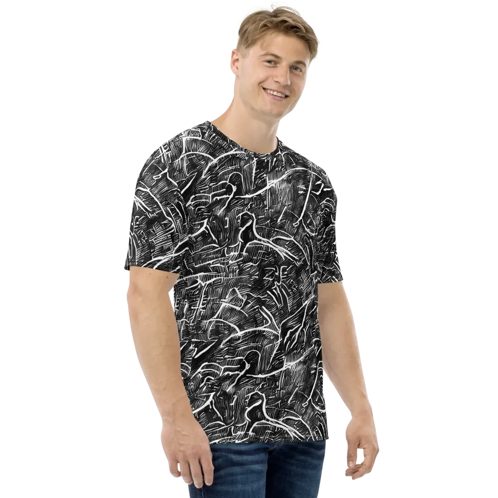 Inkwood Rapture on Men's Crew Neck T-Shirt — Right