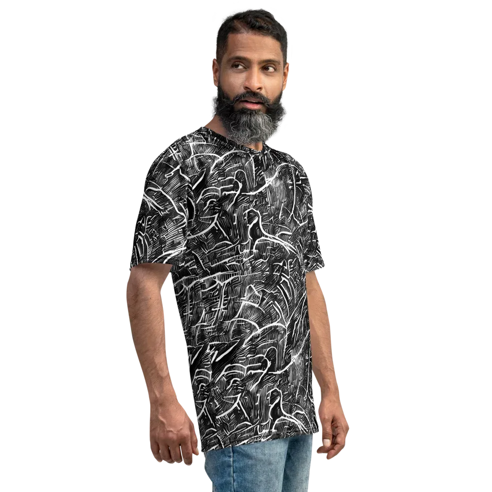 Inkwood Rapture on Men's Crew Neck T-Shirt — Right