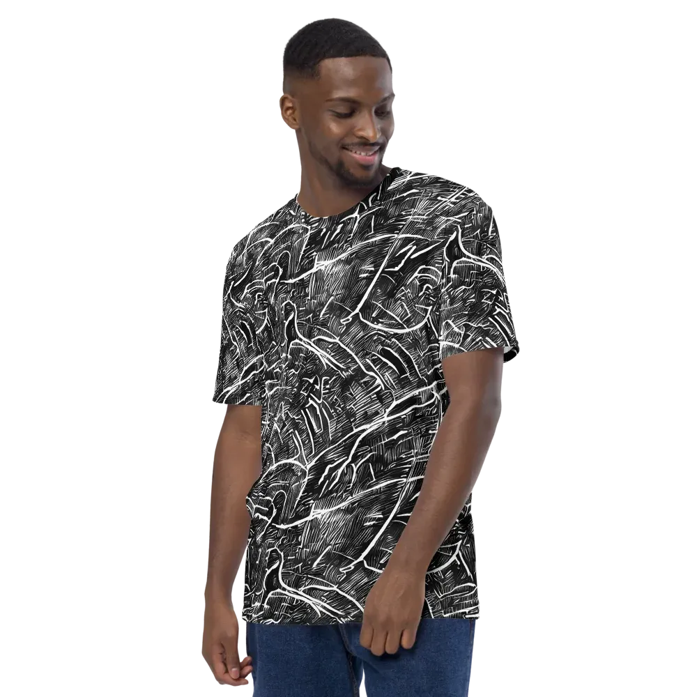 Inkwood Rapture on Men's Crew Neck T-Shirt — Left