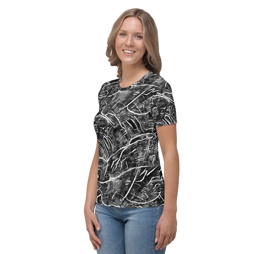 Inkwood Rapture on Women's Crew Neck T-Shirt — Left