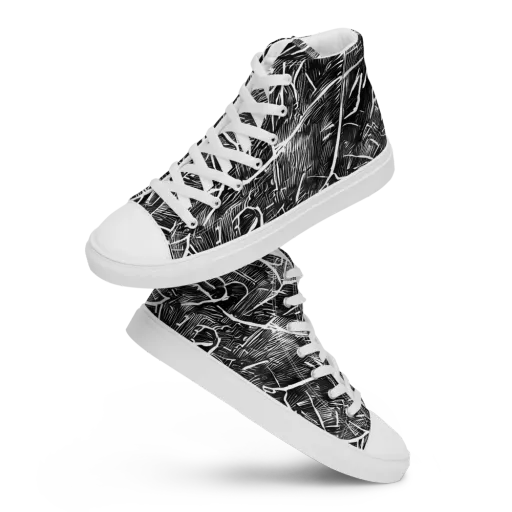 Inkwood Rapture on a Women's High Top Canvas Shoes