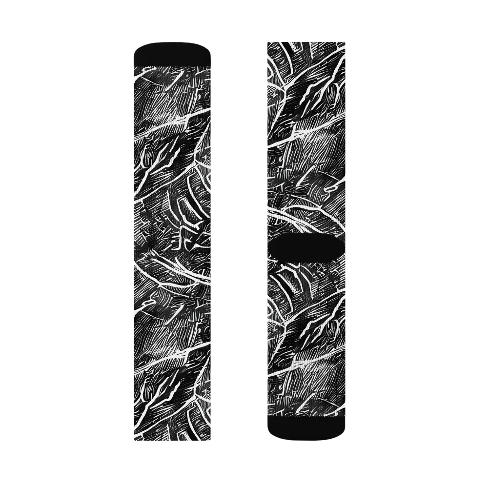 Inkwood Rapture on Socks — Right Sock