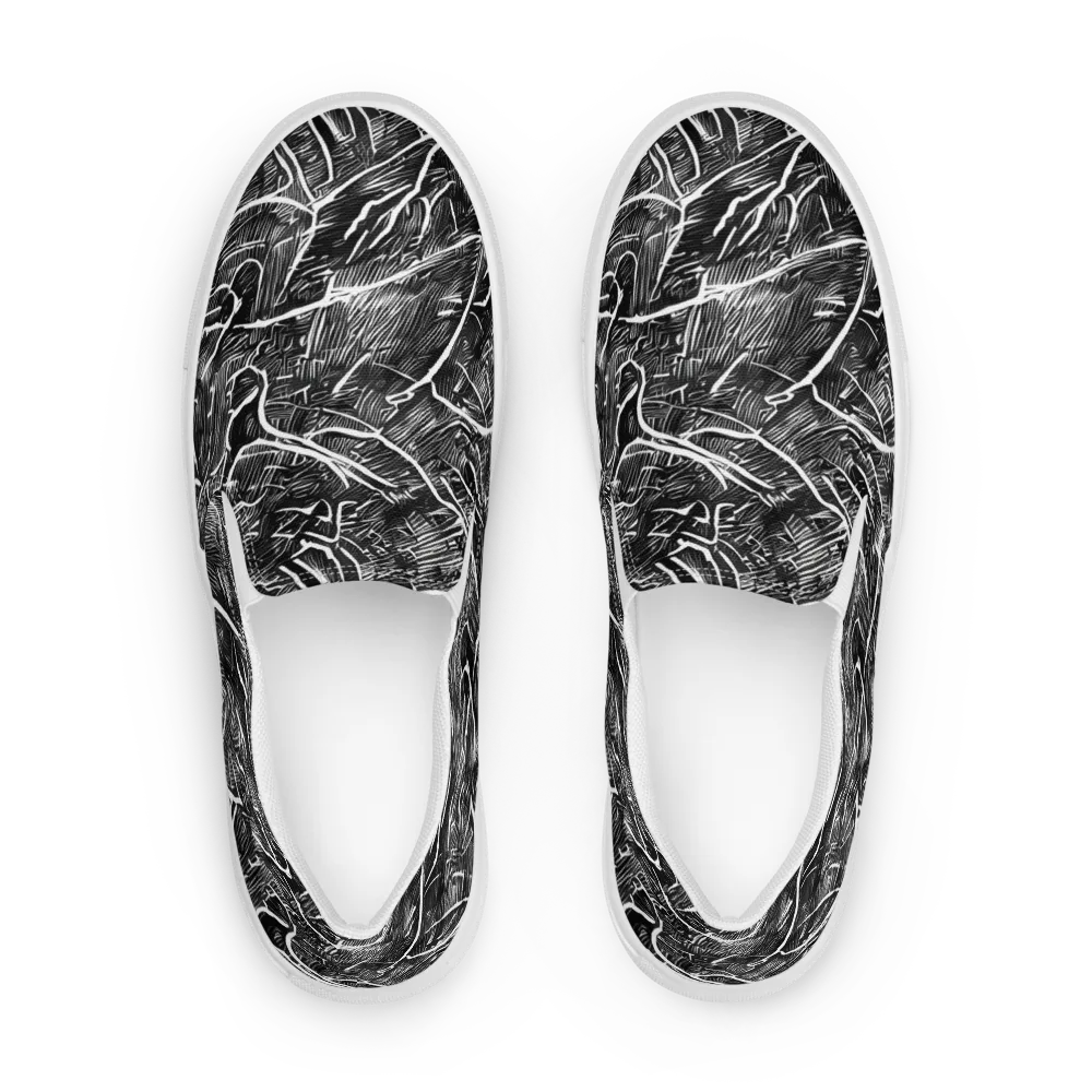 Inkwood Rapture on Women's Slip-On Canvas Shoes — Front