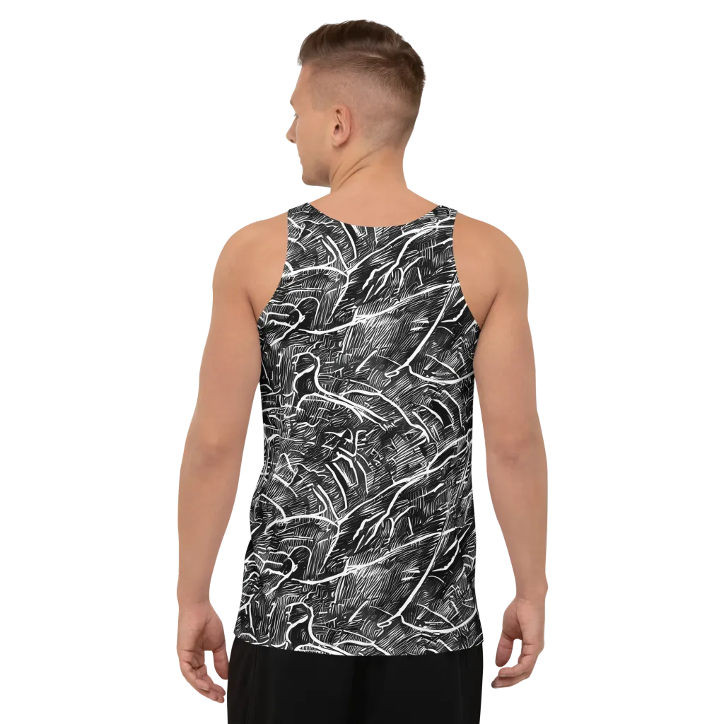 Inkwood Rapture on Men's Tank Top — Back