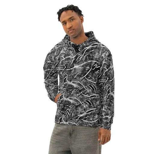 Inkwood Rapture on a Cotton Hoodie