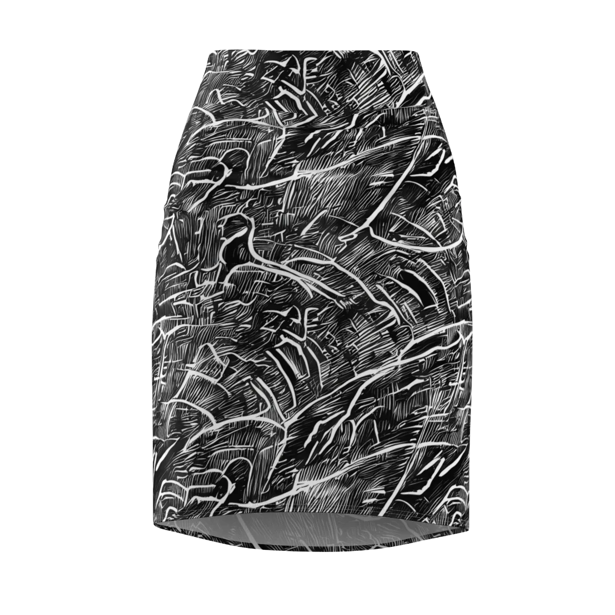 Inkwood Rapture on Pencil Skirt — Front