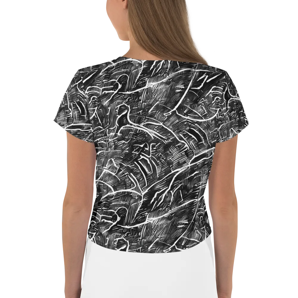 Inkwood Rapture on Crop Tee — Back