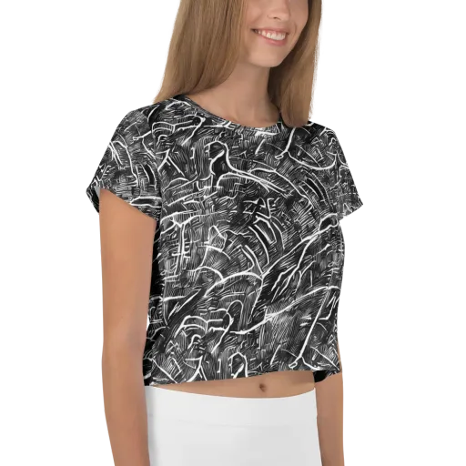 Inkwood Rapture on a Crop Tee