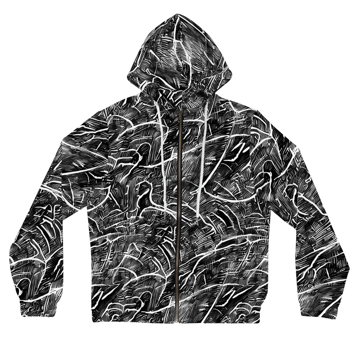 Inkwood Rapture on Women's Full-Zip Hoodie — Front