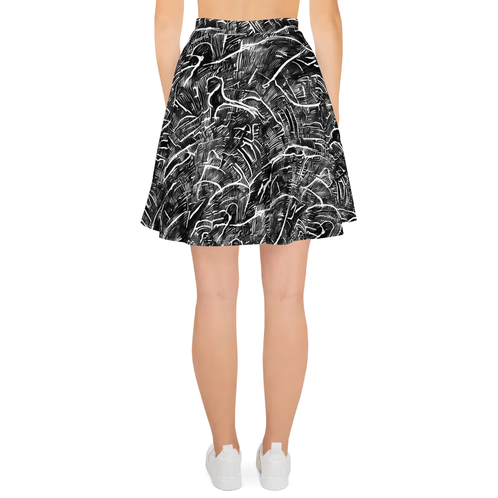 Inkwood Rapture on Skater Skirt — Back