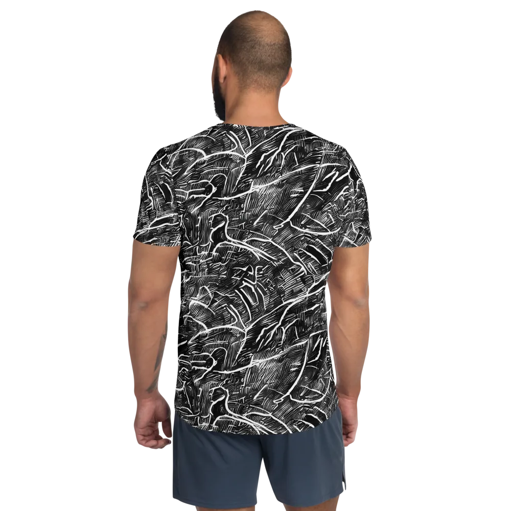 Inkwood Rapture on Men's Athletic T-Shirt — Back