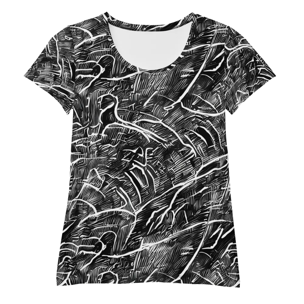 Inkwood Rapture on Women's Athletic T-Shirt — Front