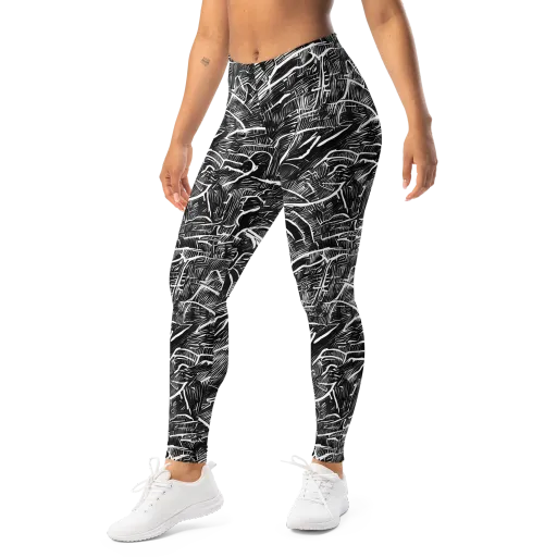 Inkwood Rapture on a Leggings