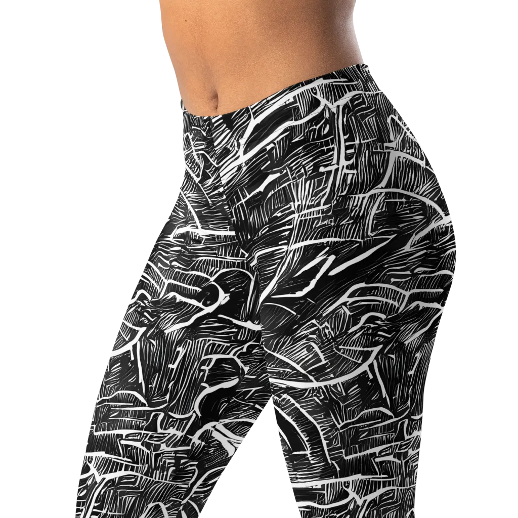 Inkwood Rapture on Leggings — Left Front