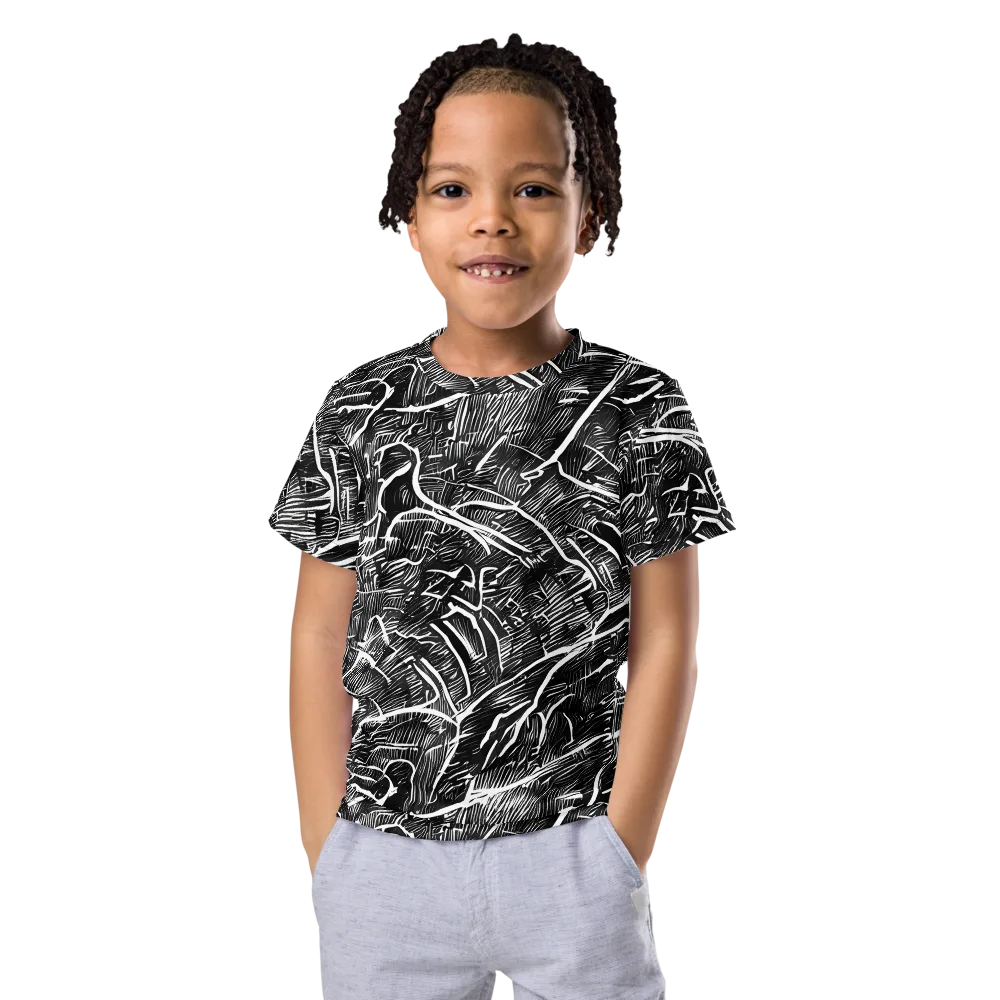Inkwood Rapture on Kids Crew Neck T-Shirt — Front