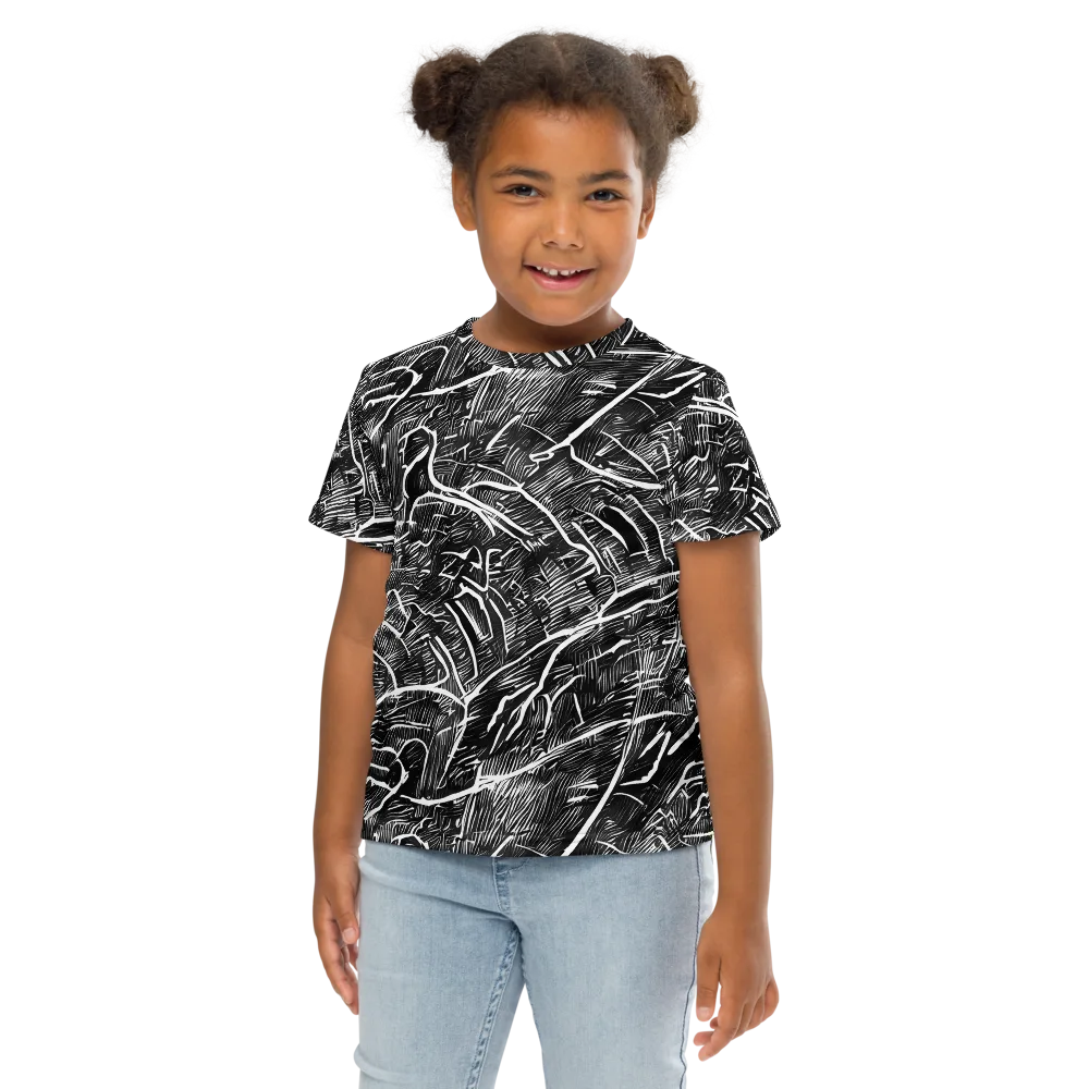 Inkwood Rapture on Kids Crew Neck T-Shirt — Front