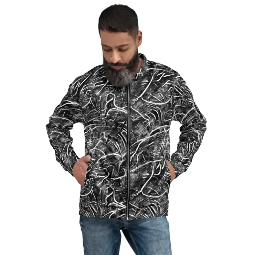 Inkwood Rapture on a Bomber Jacket