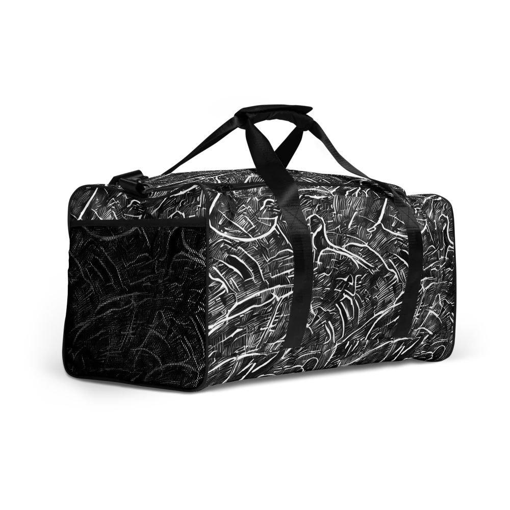 Inkwood Rapture on Duffle Bag — Right Front
