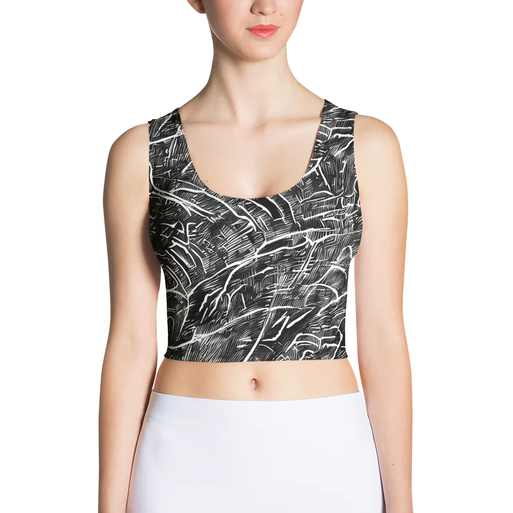 Inkwood Rapture on Crop Top — Front