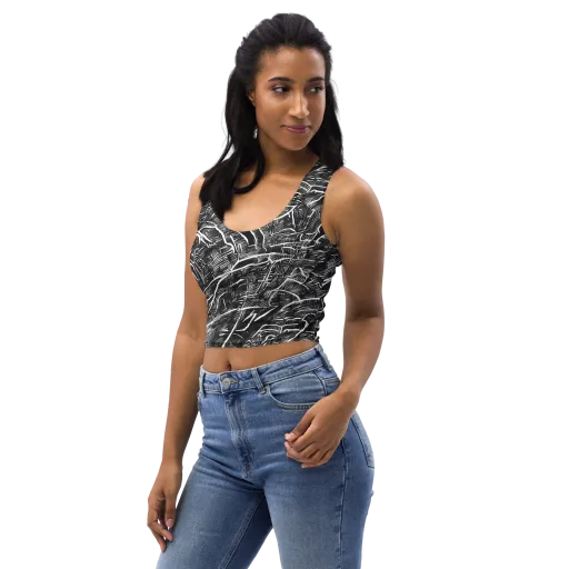 Inkwood Rapture on a Crop Top
