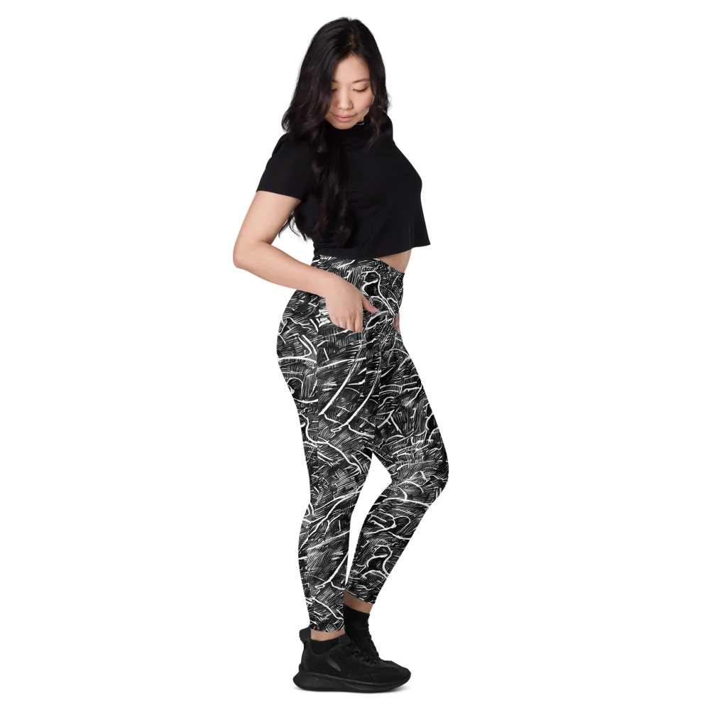 Inkwood Rapture on Leggings with Pockets — Right
