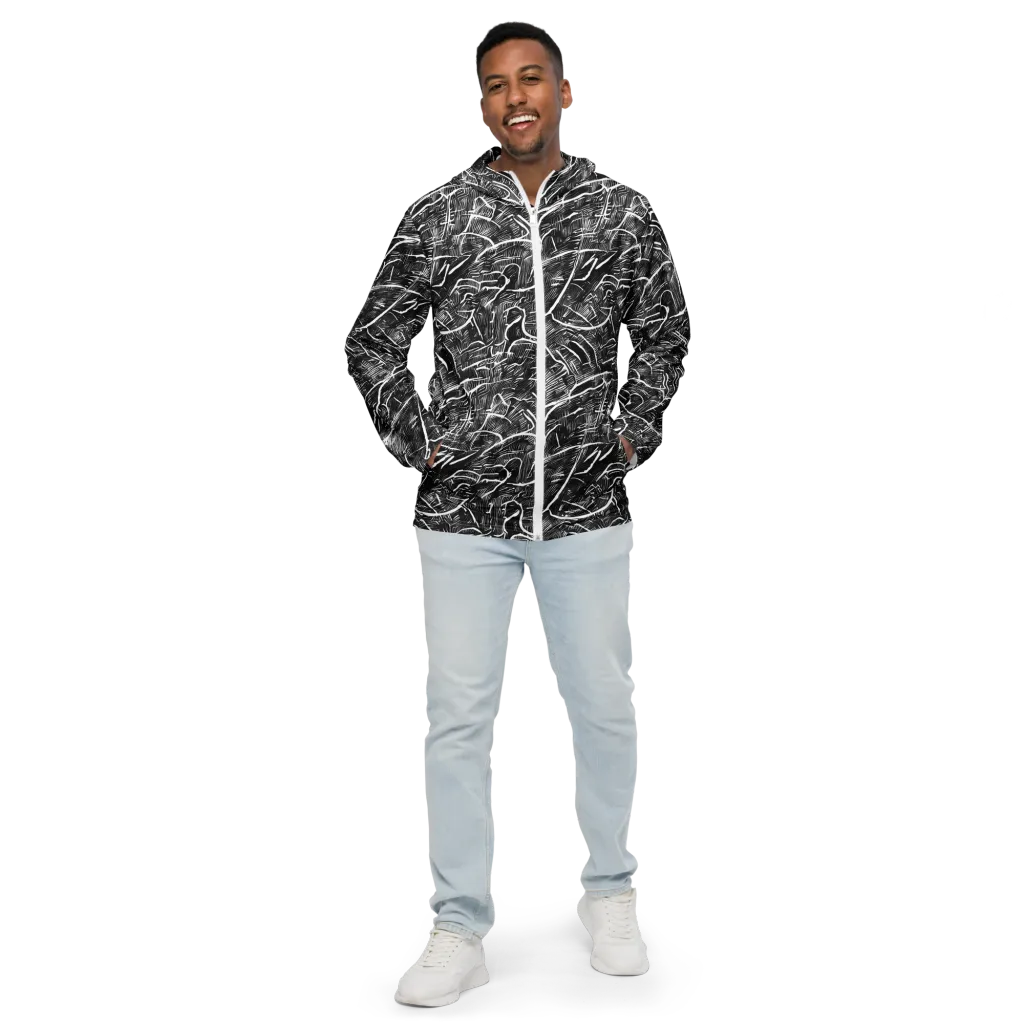 Inkwood Rapture on Men's Windbreaker — Front