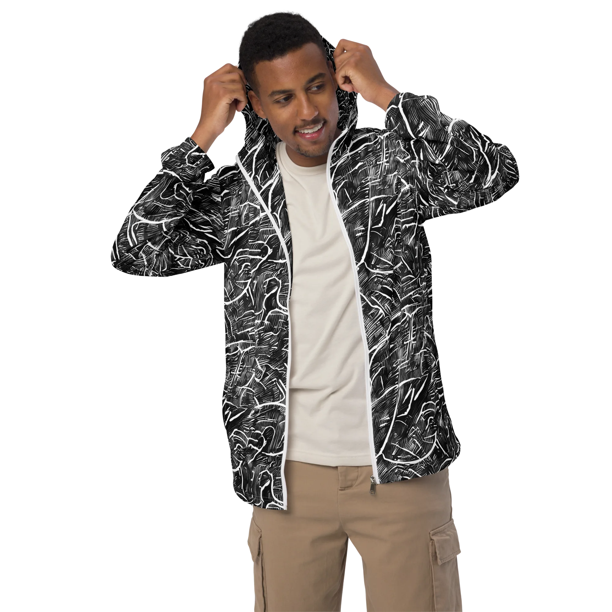 Inkwood Rapture on Men's Windbreaker — Front